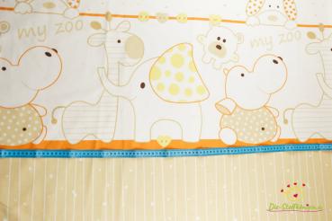 Preview: Baumwoll Druck - MyZoo (Panel ca 63 cm) Preview: Baumwoll Druck - MyZoo (Panel ca 63 cm)